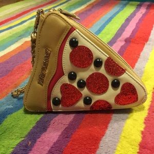 Betsey Johnson Pizza Clutch